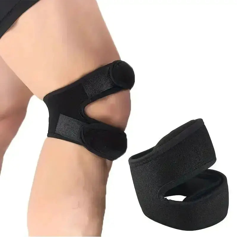 Neomore Sports Knee Protector | Double Patellar Support | Open Tendon Strap | One Size Fits All