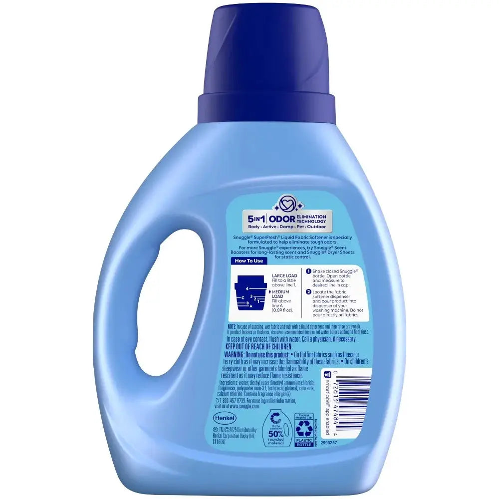 Liquid Fabric Conditioner | Odor Eliminating | Spring Scent | 40 Loads