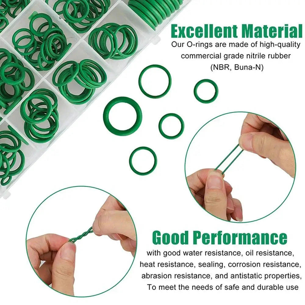 530/270Pcs O-Type Sealing Rubber Ring Automotive Air-Conditioning Compression Confidential Seal Maintenance Rubber Accessories from PriceLows™