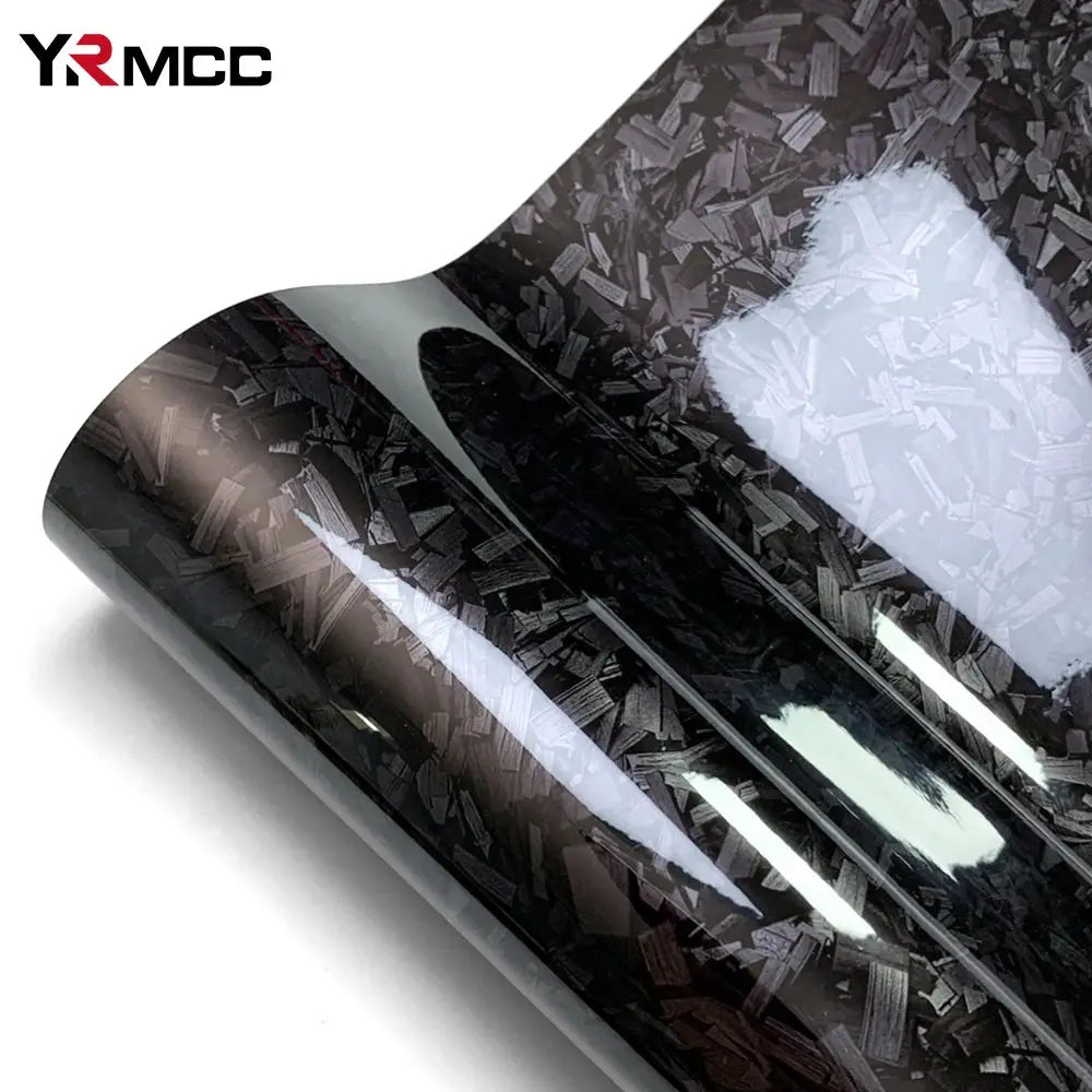 Carbon Fiber Film Glossy Black Car Body Film Forged Carbon Fiber Vinyl Wrap Film Self Adhesive Decal Sticker for Car Accessories from PriceLows™
