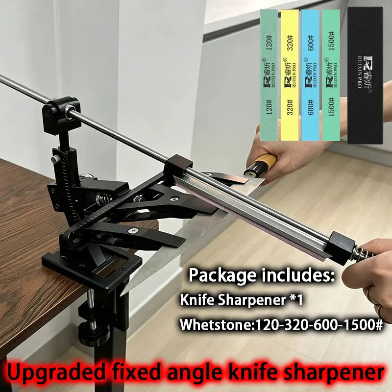 Knife Sharpener | Fixed-Angle | Precise Adjustment | One Size