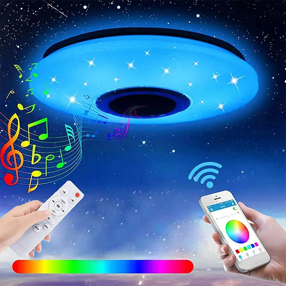 Modern Ceiling Lamp Dimmable RGB LED Ceiling Light APP Control Bluetooth-compatible Intelligent LED Lamp for Bedroom Living Room from PriceLows™
