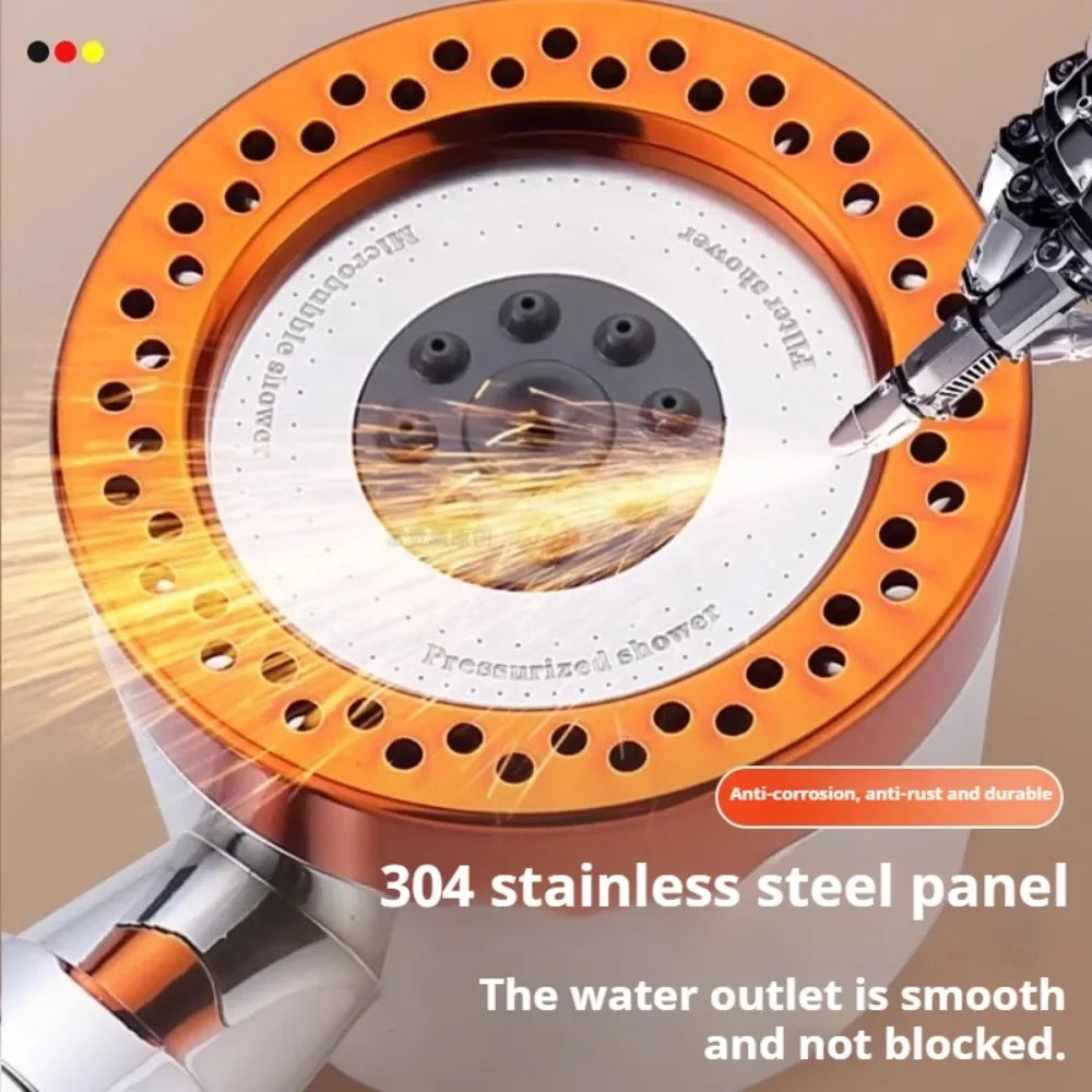 Shower Head | 5 Spray Modes | High Pressure | ABS Plastic
