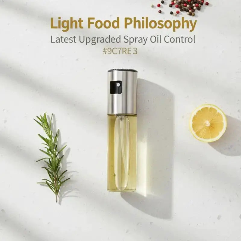 Olive Oil Sprayer | Glass Body | Stainless Steel Nozzle | One Size