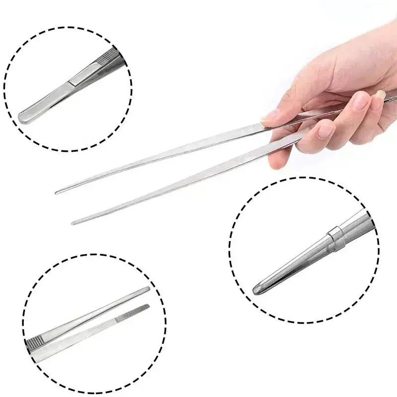 Barbecue Tongs | Stainless Steel | Multi-Size Range | 12.5-30 cm