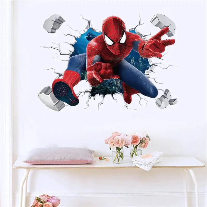 Wall Stickers | Avengers 3D Theme | Living Room Decor | One Size