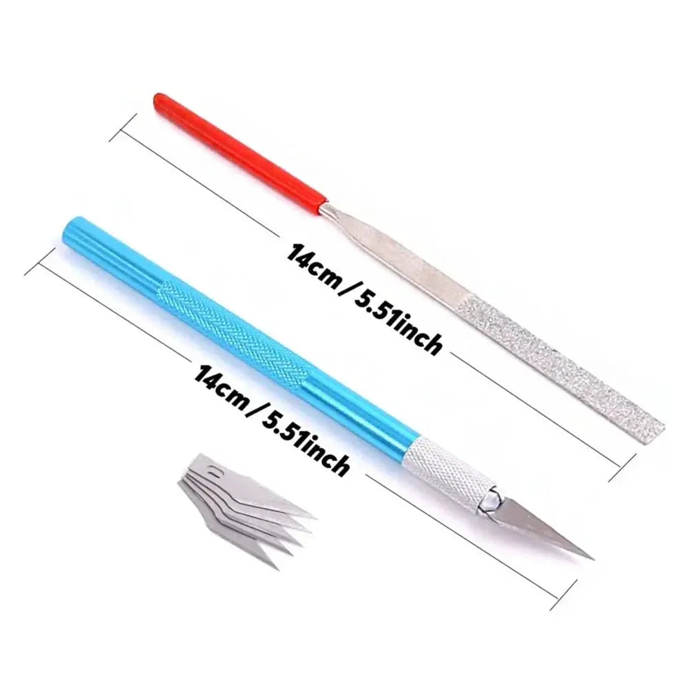 9pcs/Set Model Basic Tools for Gundam Model DIY Car Hobby Building Repairing Assembly Tool Beginner Handmade Scissors Tweezers from PriceLows™
