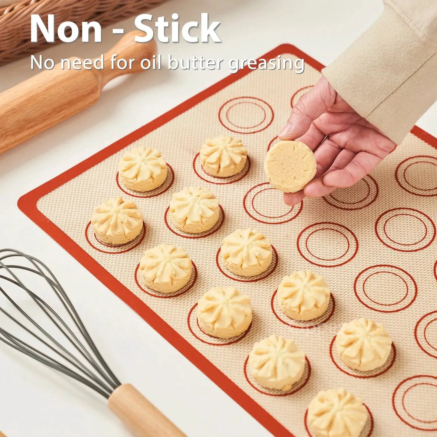 Silicone Baking Mat | Non-Stick | Macaron Friendly | Multiple Sizes