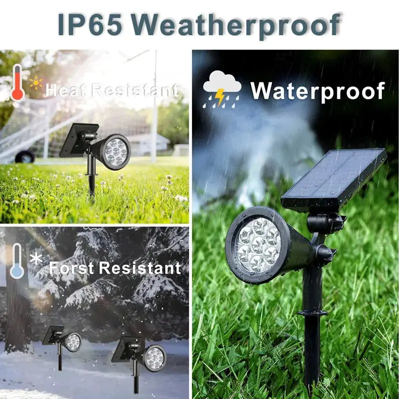 Outdoor Solar Lights Home Garden Patio Walkway Lawn Waterproof 7Led Solar Lamp Spotlight Decoration Energy Yard Lantern Lighting from PriceLows™