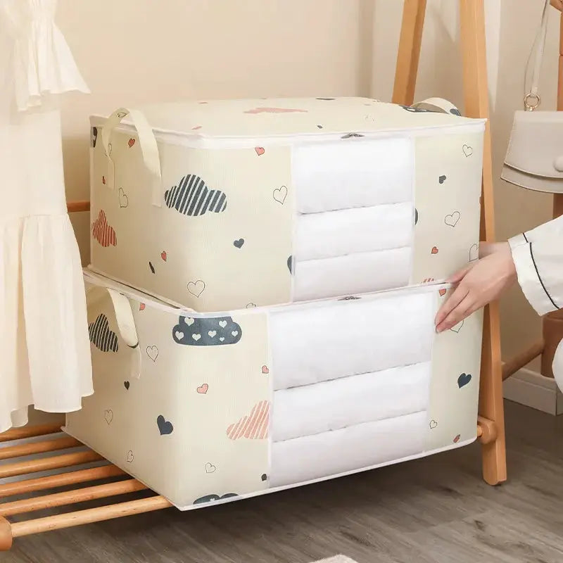 Big Capacity Storage Bag 4/2/1PCS Quilt Clothes Moisture Dust Proof Proof Organizer Duvet Blanket Sorting Bags Luggage Bag from PriceLows™