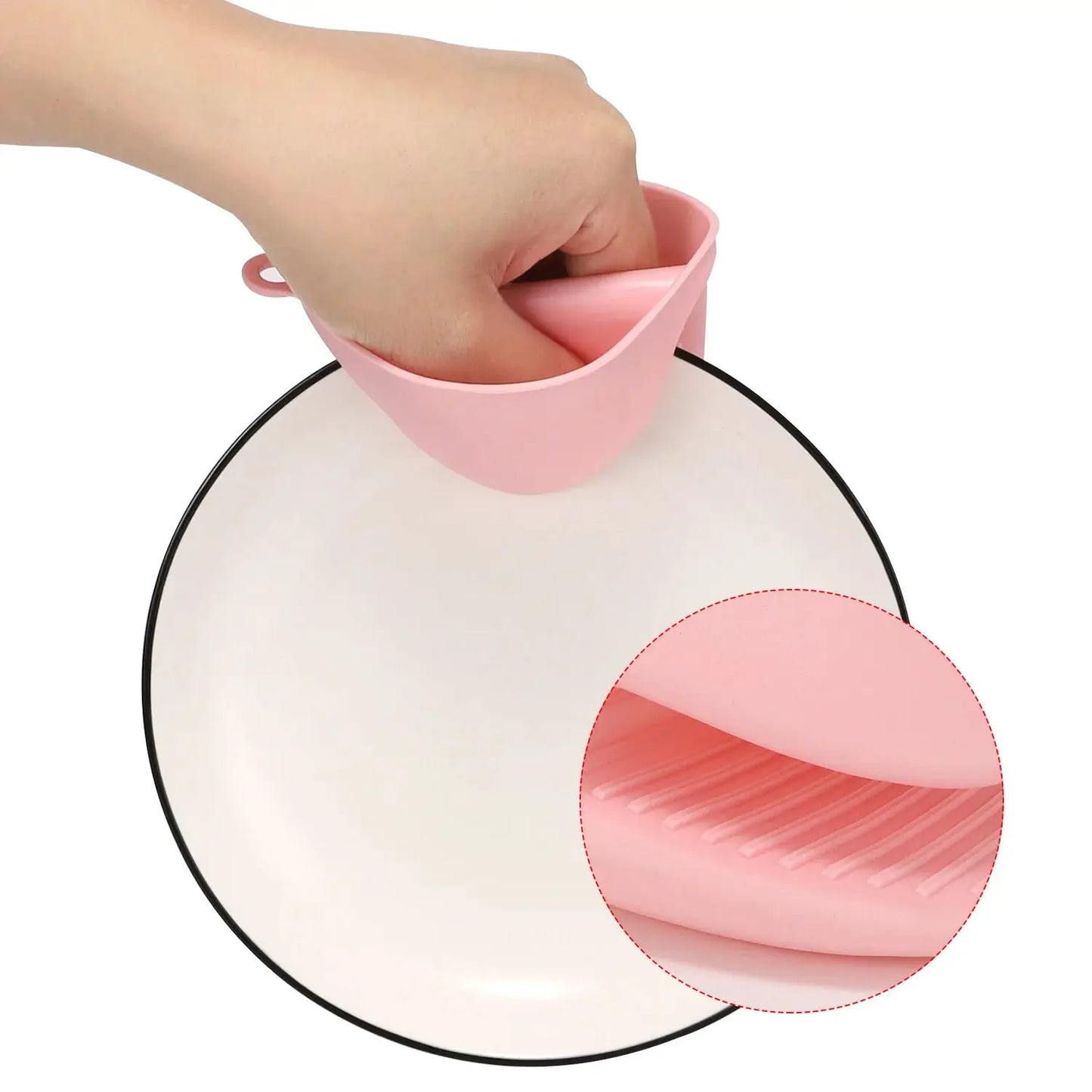 Silicone Oven Mitts | Heat Resistant | Non Slip Grip | Half Set