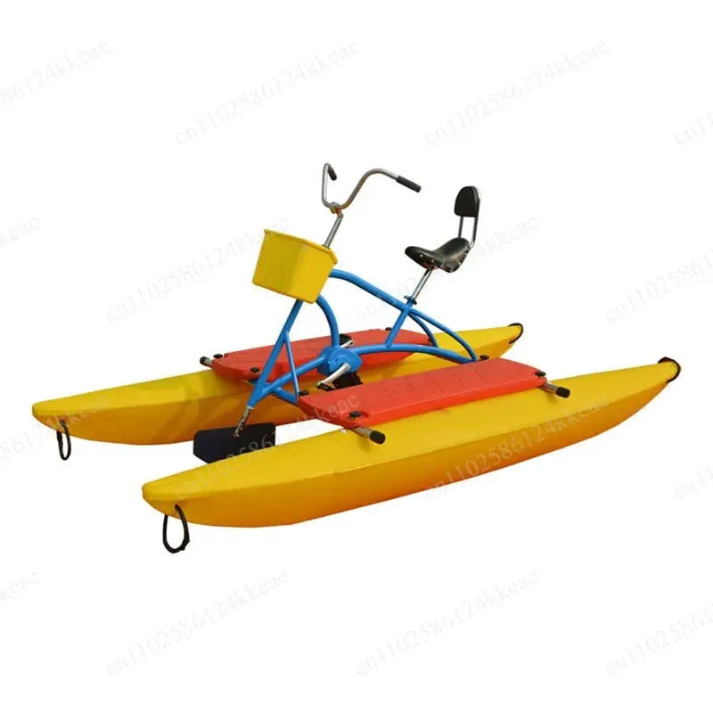 Water bicycle amusement boat unpowered pedal interactive amusement facilities and equipment from PriceLows™