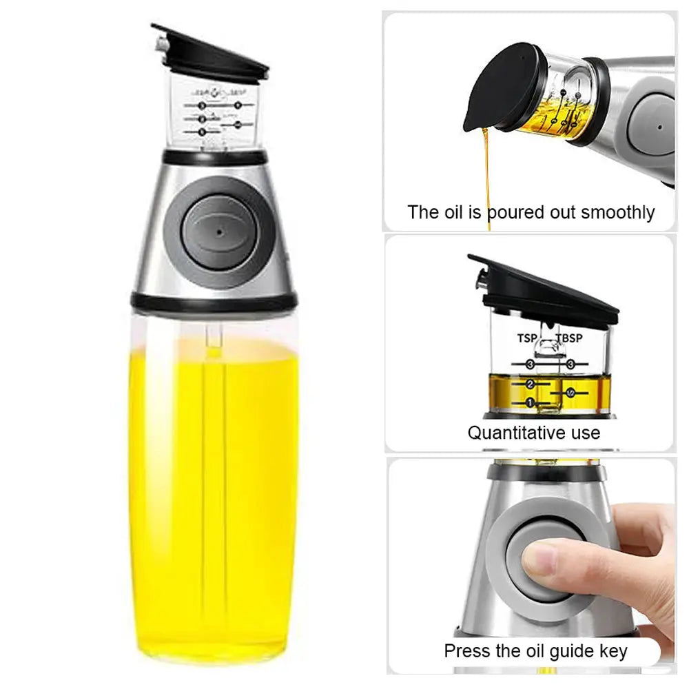 Oil Sprayer | Clear Glass Jug | Large Opening | 250ml 500ml