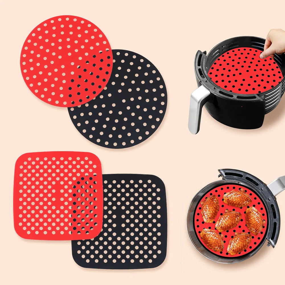 Silicone Air Fryer Mat | Reusable | Nonstick | One Size