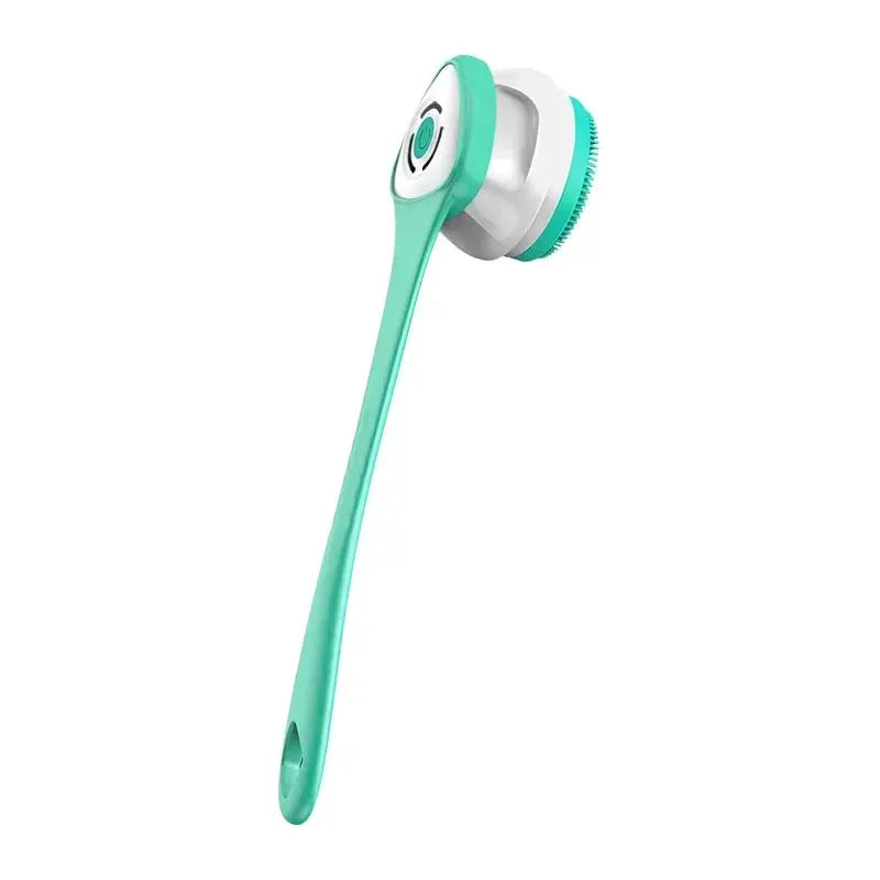 Auto Rotating Electric Waterproof Massage Shower Brush Multi-function Silicone Massage Bath Brush with 5 Large Brush Heads from PriceLows™