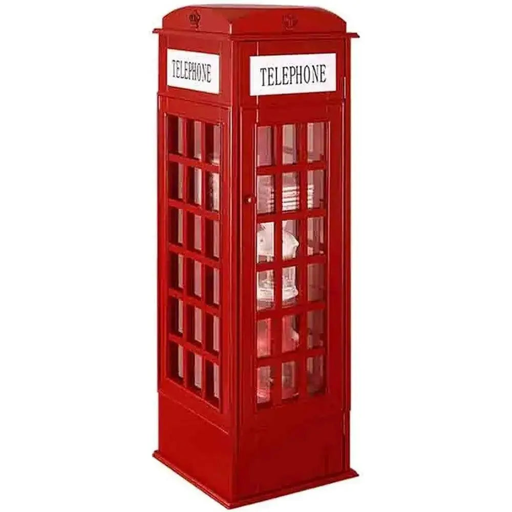 5-Tier Wooden Telephone Booth-Style Bookshelf, Cute Floor Standing Storage Rack for Kids & Adults, Decorative Book Organizer Dis from PriceLows™