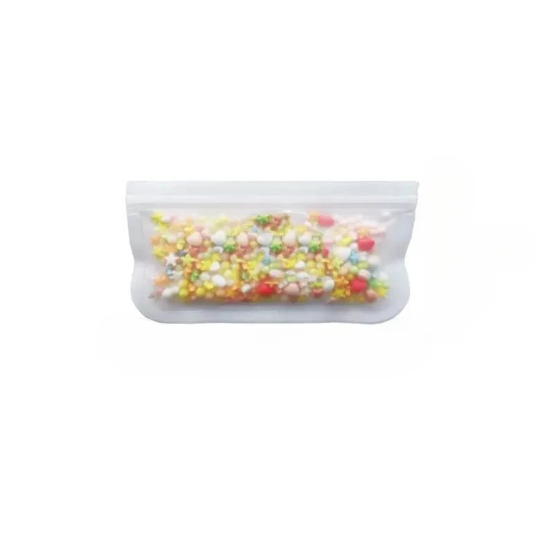 Reusable Food Storage Bags | Leakproof Zip Shut | Stand Up Design | One Size