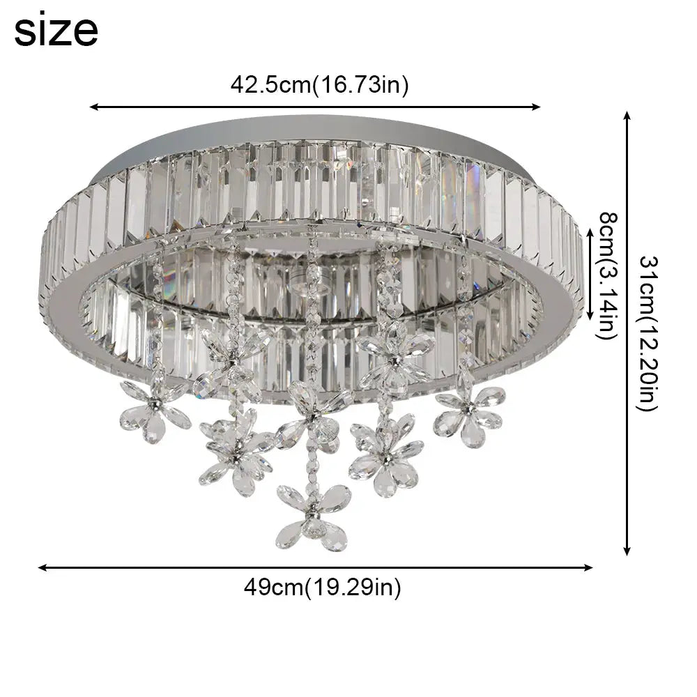 Crystal LED Ceiling Lamp Modern Chandelier Pendant Light Luxury Home Decor Living Dining Room Decor Fixtures Plafonnier Lustre from PriceLows™
