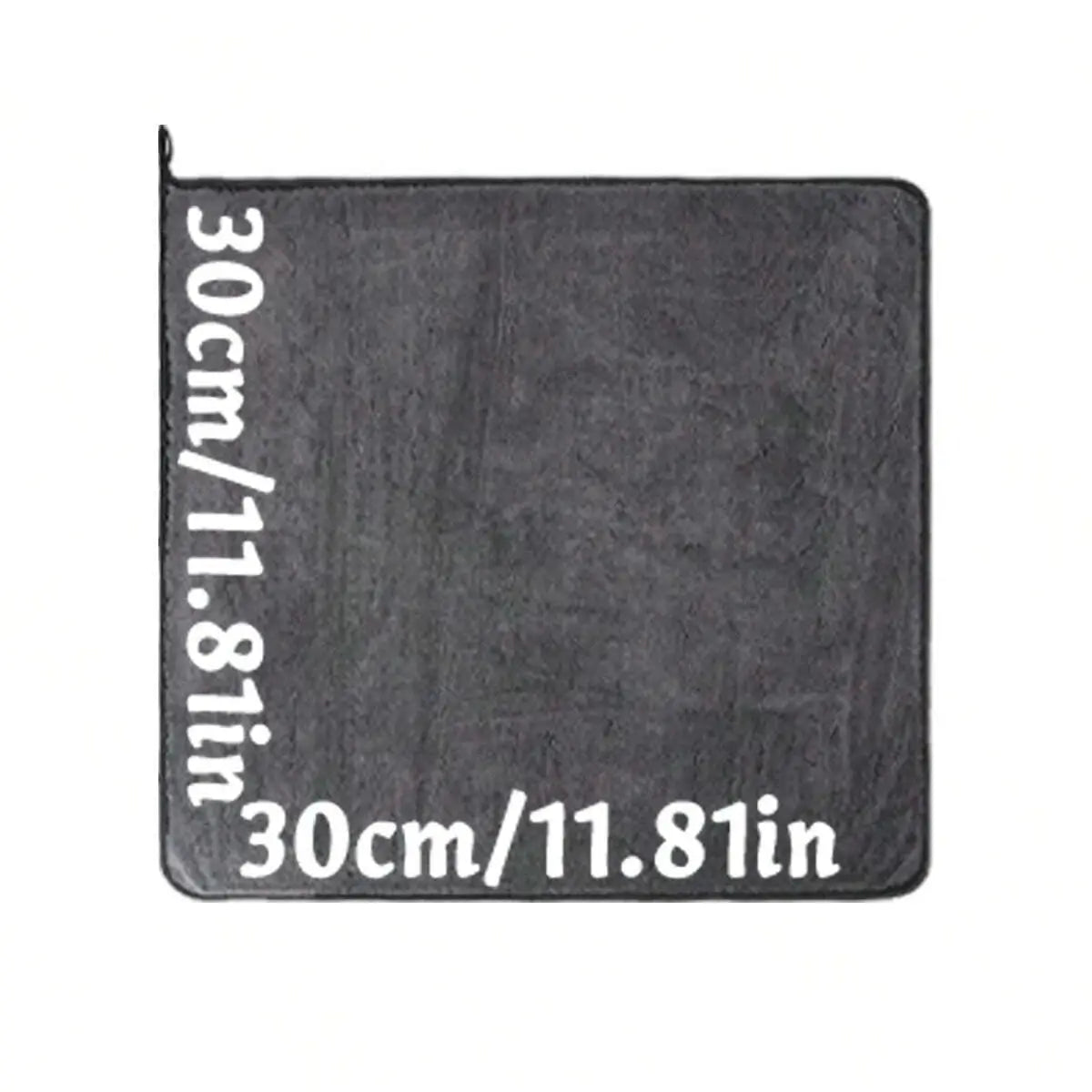 Car Microfiber Towel | Dark Gray | Oversized | 60x90 cm