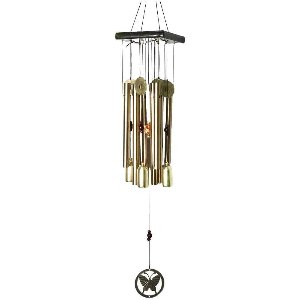 Aluminum Tube Wind Chime Metal Pipe Wind Chime Wind Bell Music Pendant Door Hanging Windchime Home Garden Decoration from PriceLows™