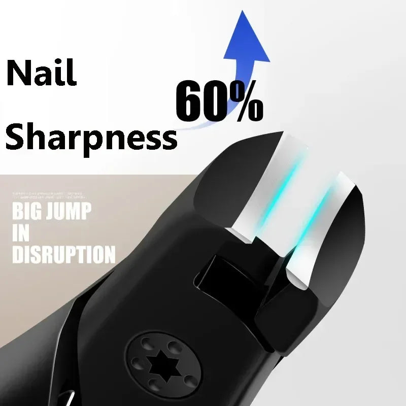 Nail Clippers | Anti Splash Design | Stainless Steel | Large Size