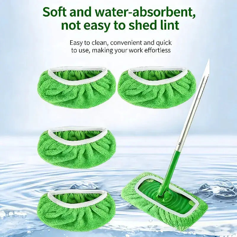 1-4PCS Reusable Mop Pads Replacement for Swiffer Sweeper Microfiber High Absorption Washable Floor Cleaning Pads Home Cleaning from PriceLows™