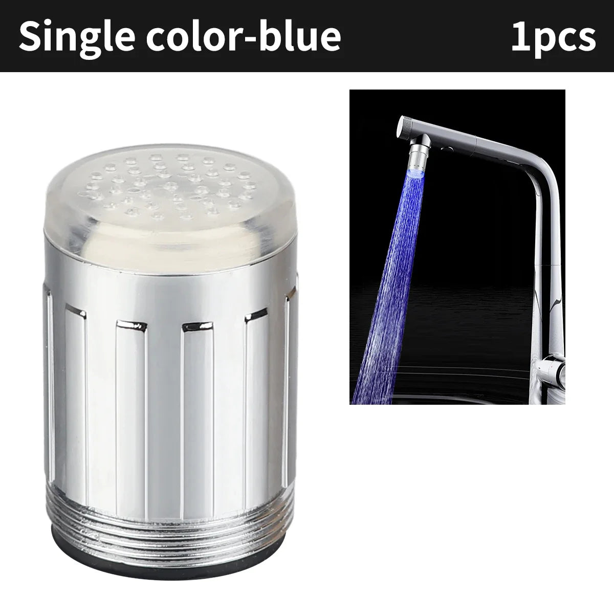 LED Faucet Aerator | Temperature Sensitive | 7 Color Change | Universal Fit