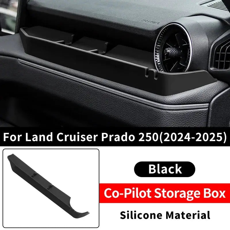 For Toyota Land Cruiser Prado 2024-2025 LC250 1st Edition 1958 J250 Silicone Storage Box & Dashboard Organizer Mat, Car Interior from PriceLows™