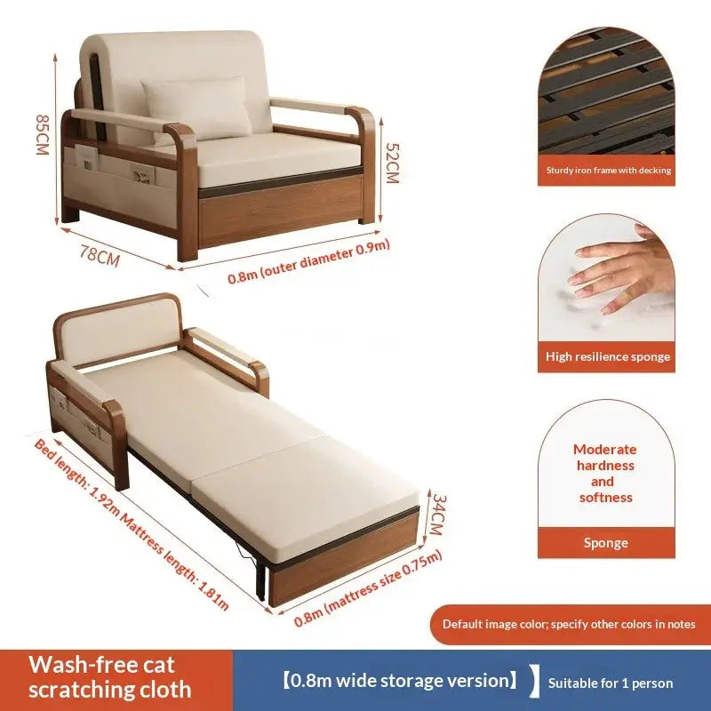 Sofa Bed | Foldable | Retractable Pull Out | Single Double from PriceLows™