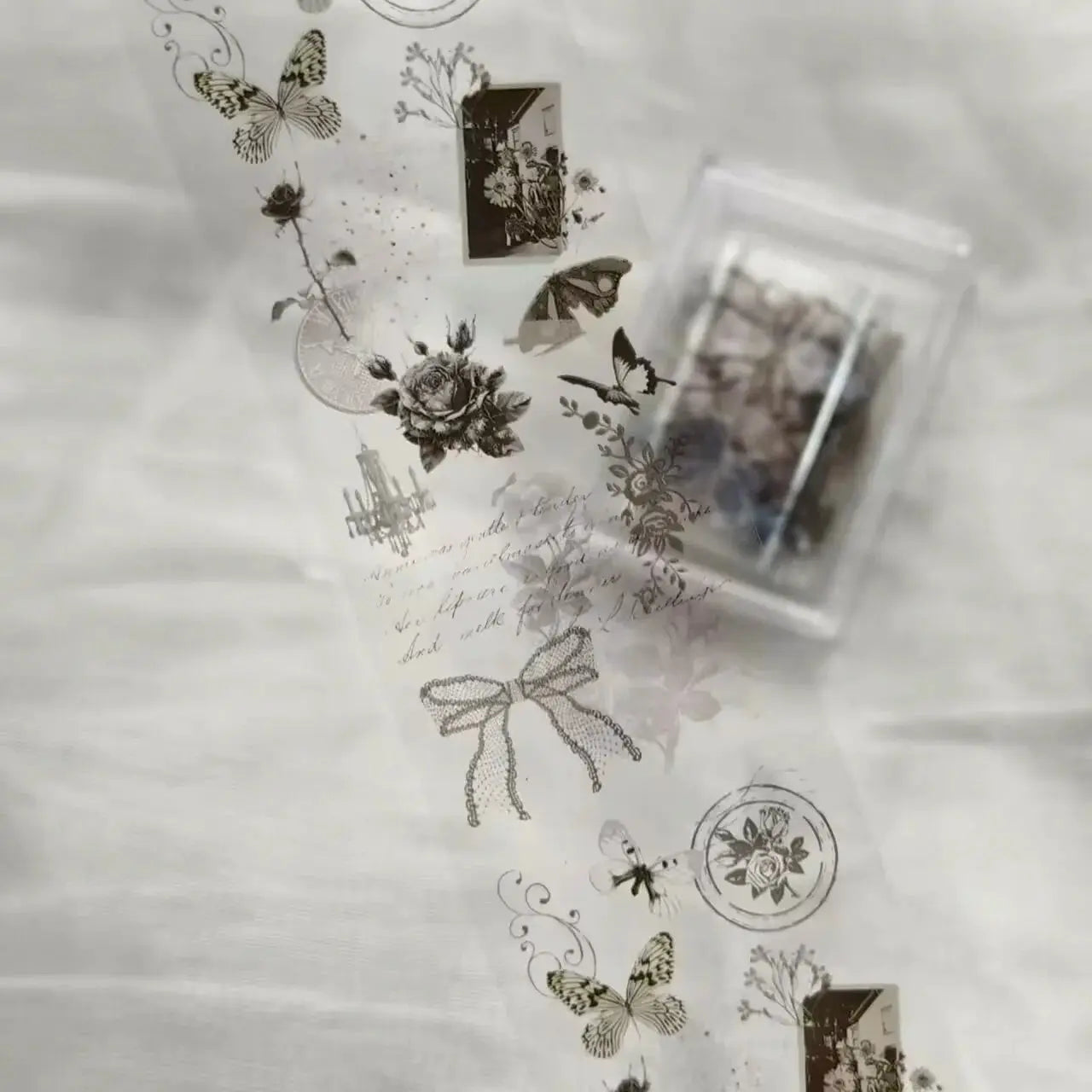 1Pc 100cm Flower Nail Foils for Transfer Paper Floral Stickers Rose Nails Wraps Tulip Nail Art Decorations from PriceLows™