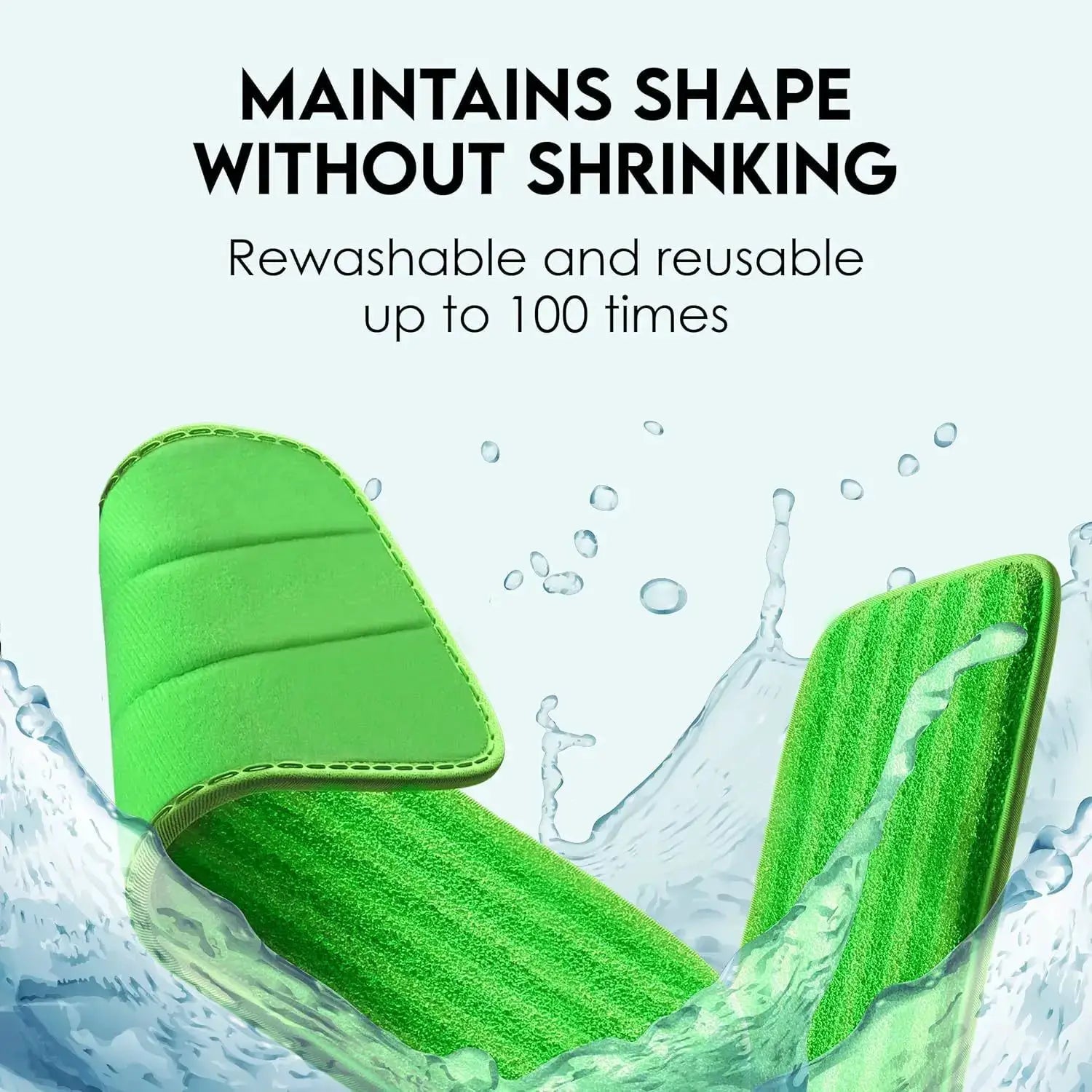 12 Inch Washable Reusable Microfiber Mop Pads Replacement for Swiffer WetJet Spray Mop Floor Cleaning Wet Dry Cloths from PriceLows™