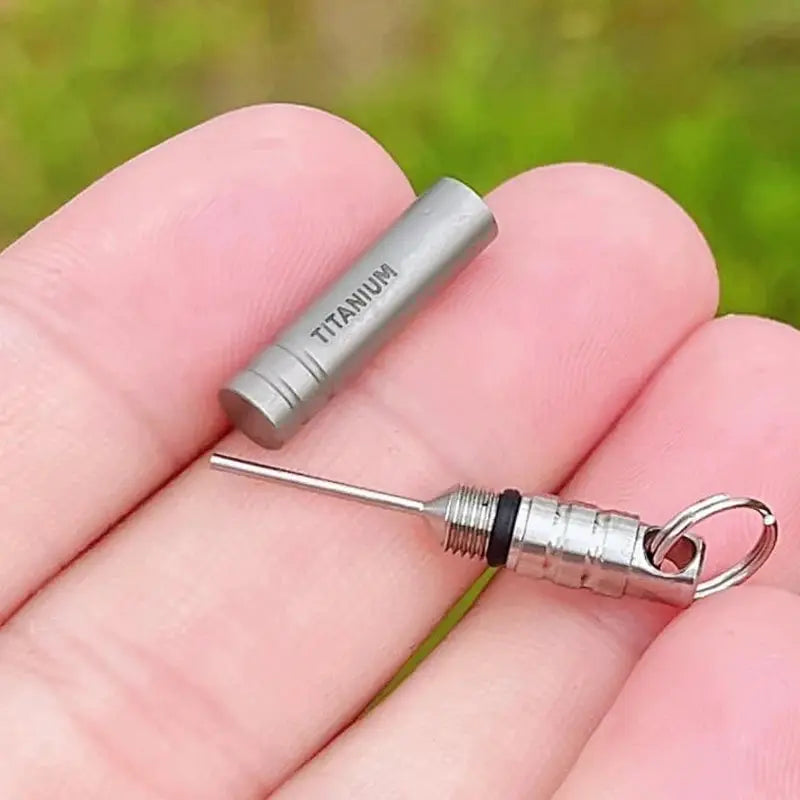 Mini Titanium Sim Tray Remover | 0.5Mm Diameter | Keychain Pendant