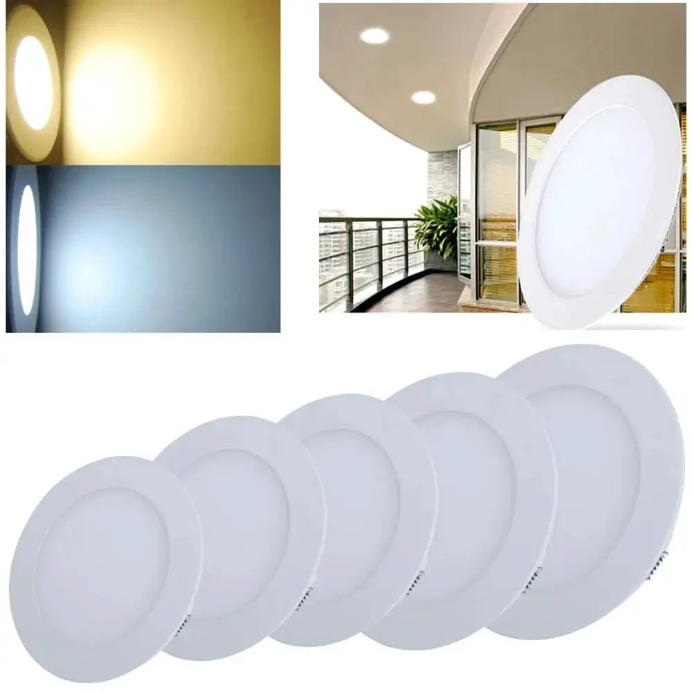 3W-25W Round LED Ceiling Light Recessed Kitchen Bathroom Lamp AC85-265V LED Down Light Warm White/Cool White Free Shipping from PriceLows™