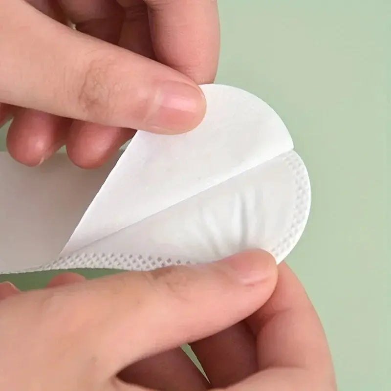 Hat Sweat Absorber Pads | Adhesive Backed | Polyester | 10 50 100 Pack