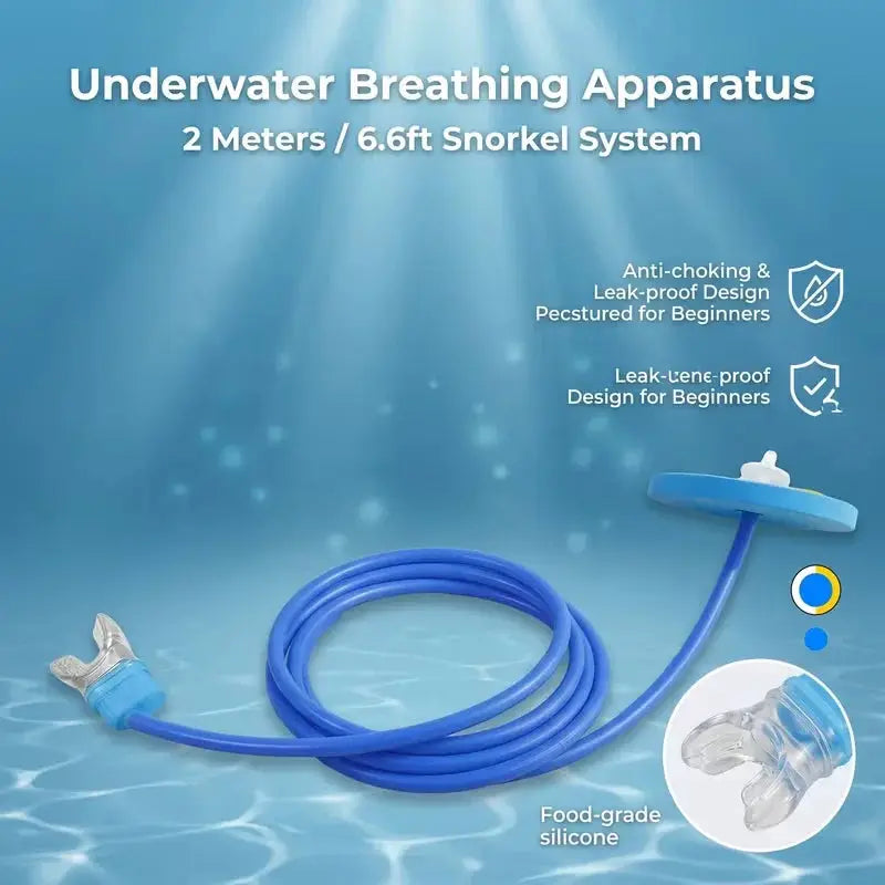 Snorkel | Silicone Tube | Double Head | Adult Beginner