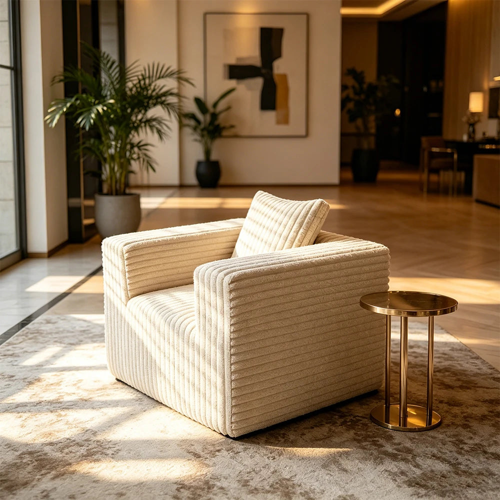 Single Person Sofa | Compressed Sponge | Modern Moroccan Style | Width Under 2000mm