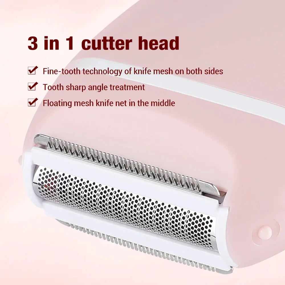 Hailicare Electric Epilator | Rechargeable Cordless | Wet Dry Use | Compact Design