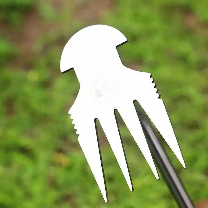 2 In 1 Garden Rake Manual WSeed Grass Rooting Tool Puller Shovel 4 Teeth Weeding Removal Hand Gardening Loose Soil Tool Weeder from PriceLows™