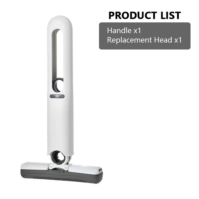Mini squeezable mop with powerful folding design. Household cleaning tool. No hand washing required. Strong water absorption. from PriceLows™