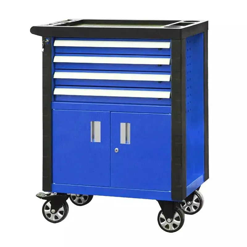 HPDMC Gloss Tool Box Chest with Wheels 20 Inch 4-Drawer Rolling Storage Cabinet from PriceLows™