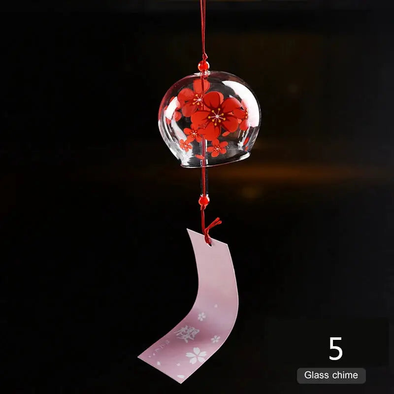 1PCS Wind Bell Japan Wind Chimes Handmade Glass Furin Home Office Decors from PriceLows™