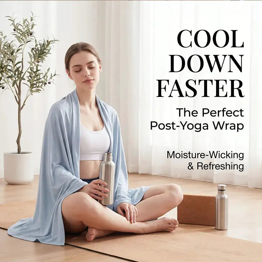 Summer Ice Silk Cooling Blanket | Lightweight Breathable | Multi Color