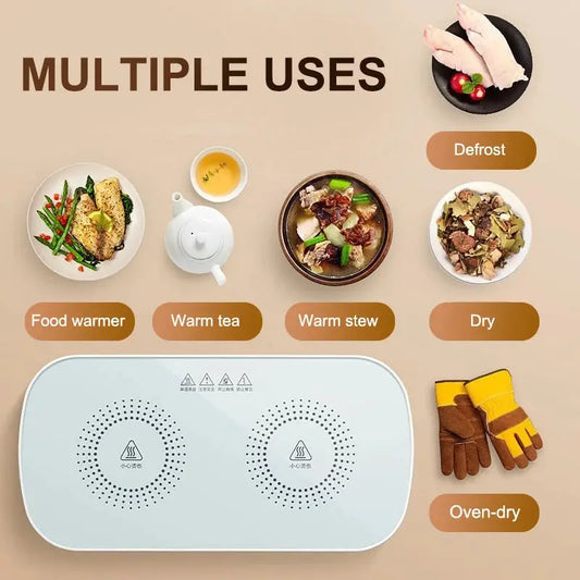 Electric Warming Tray | Fast Heating | Full Surface Heating | Multifunctional