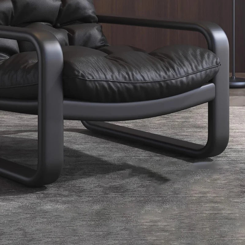 Living Room Sofa | Leather Upholstery | Modern Nordic Style | Single Unit