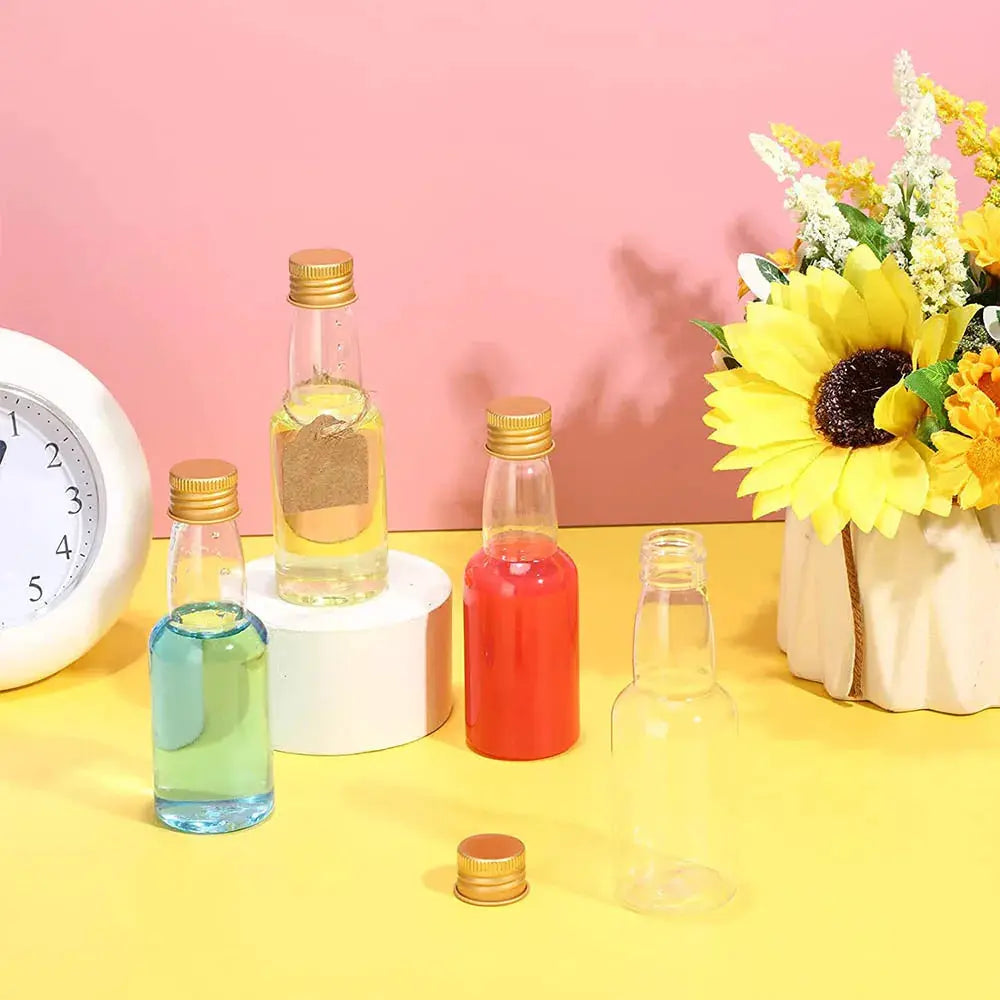 50PCS 50ml Mini Liquor Bottles Reusable Plastic Empty Alcohol Shot Bottle for Vodka Champagne Whiskey for Wedding Party from PriceLows™