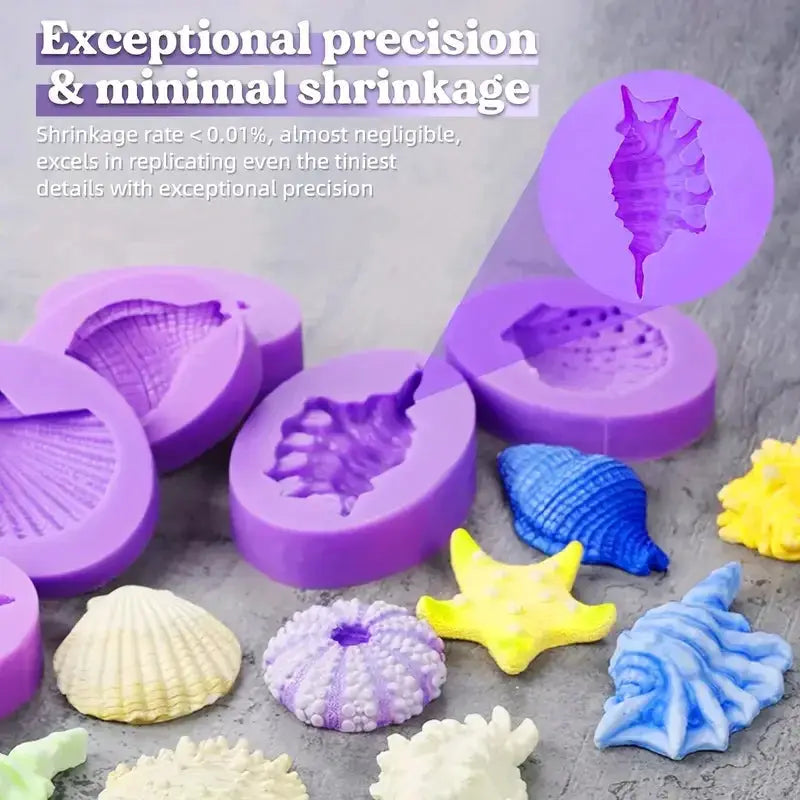 Silicone Mold Kit | Fast Cure Purple | Resin Casting | 2 Part System