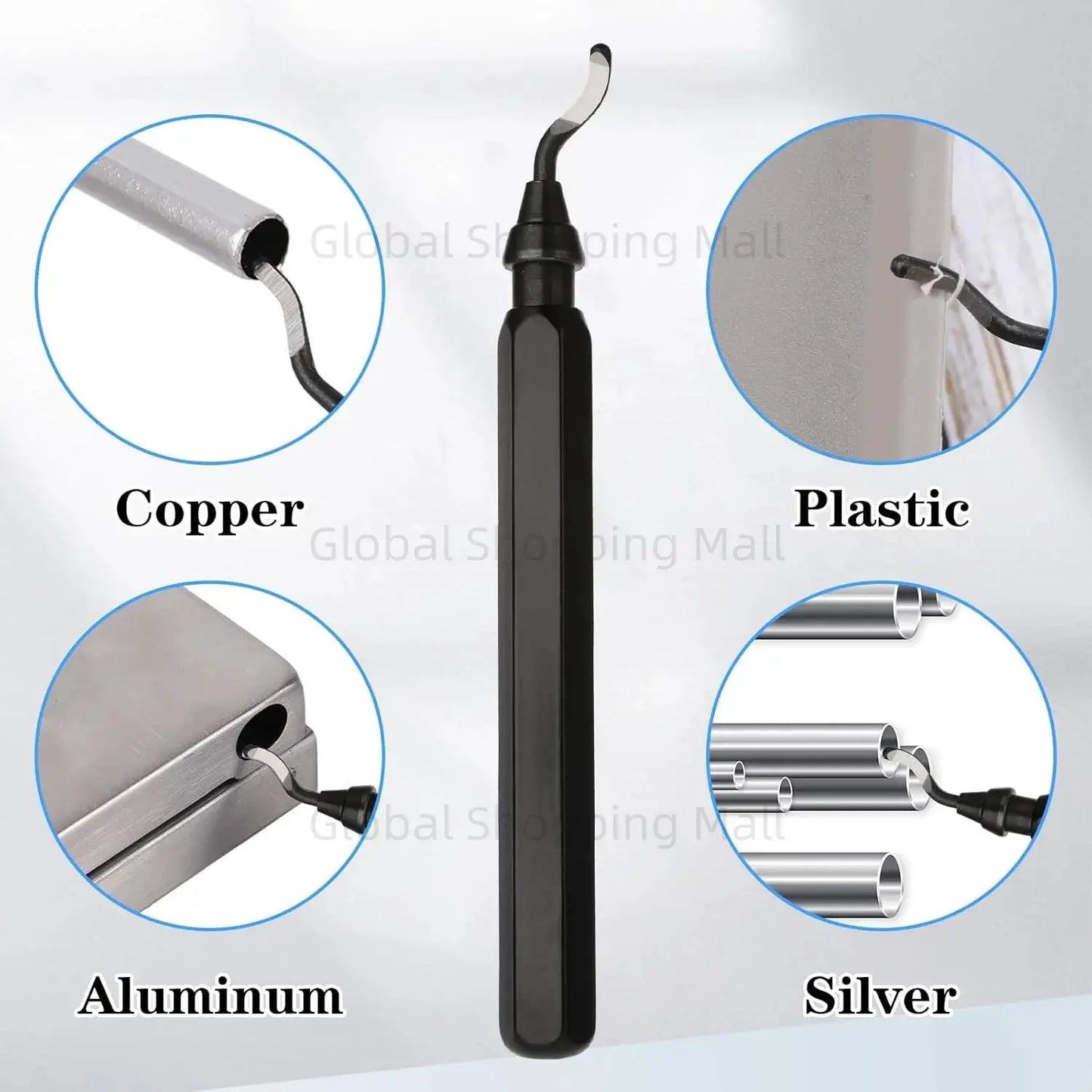 Metal RB1000 Repair Deburring Tool Kit Bit Rotary Deburr Blades Remover Deburring Tool Set for Wood Plastic from PriceLows™