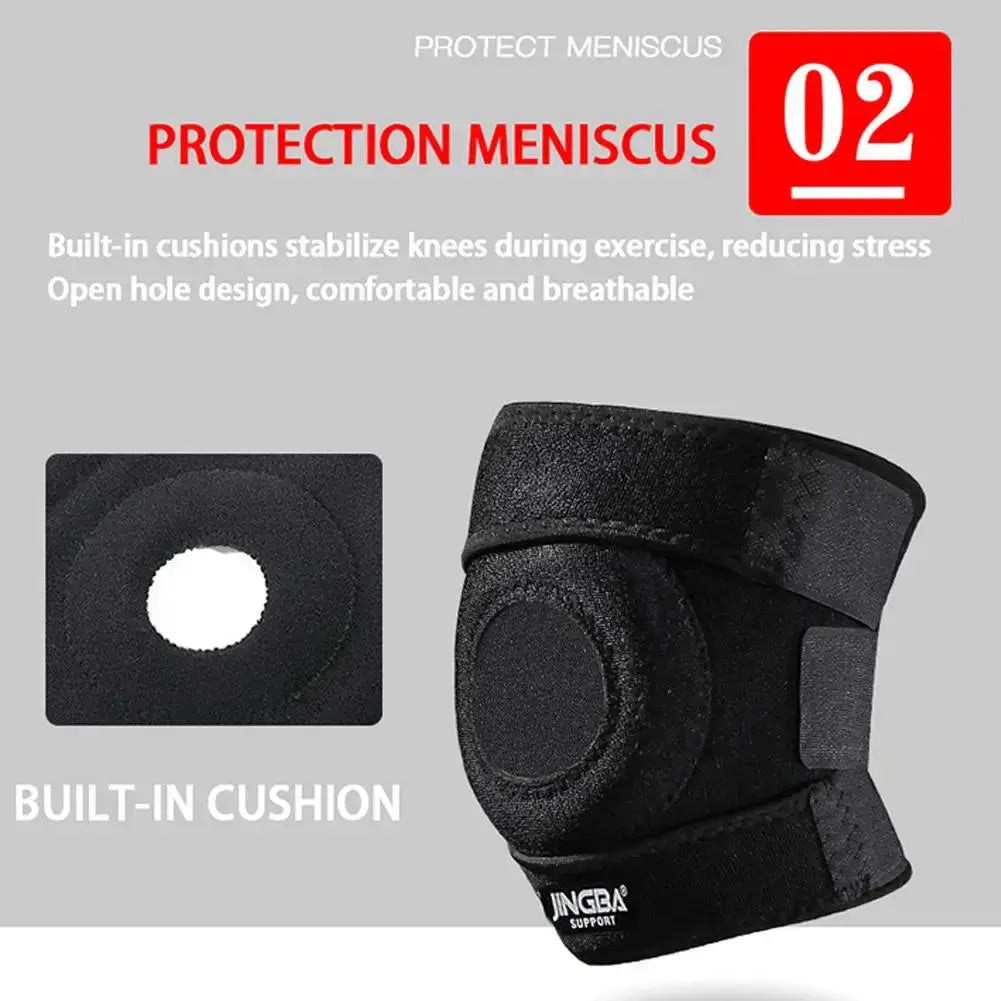 Knee Support Brace | Adjustable Patella Stabilizer | Compression Gel Pad For Men And Women