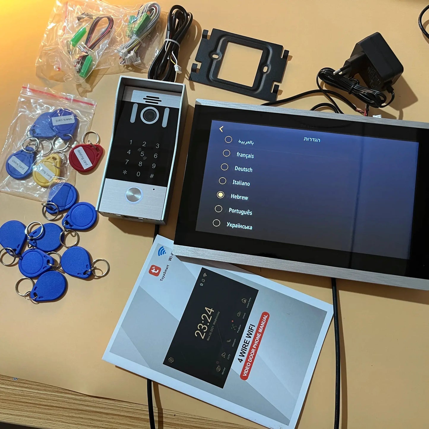 Video Doorbell Intercom | 10 Inch Display | 1080P Camera | Password Access