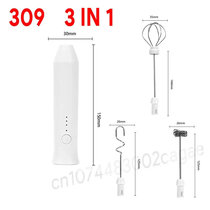 Electric Milk Frother | 2 In 1 | TypeC Charging | 3 Speeds